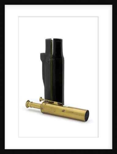 Gregorian telescope with case by unknown