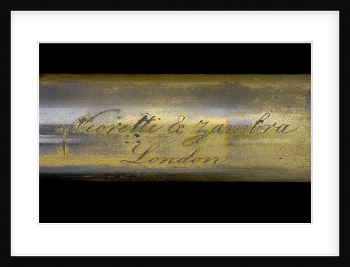 Pocket telescope - draw tube inscription by Negretti & Zambra