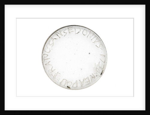 Pocket telescope - objective lens inscription by Franciscus Sansedonius