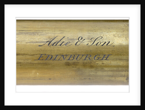 Pocket telescope - draw tube inscription by Adie & Son