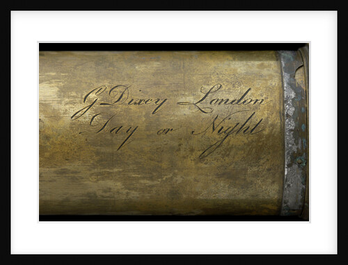 Day or night telescope- draw tube inscription by G. Dixey