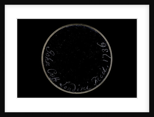 Pocket telescope - objective lens inscription by John Cuff