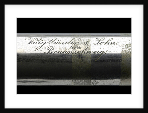 Officer of the Watch telescope- draw tube inscription by Voigtlander & Sohn