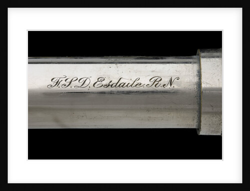 Officer of the Watch telescope- draw tube inscription by Cary