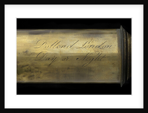 Day or night telescope- draw tube inscription by Dollond