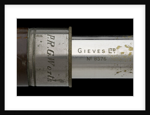 Officer of the Watch telescope - inscription by Gieves Ltd.