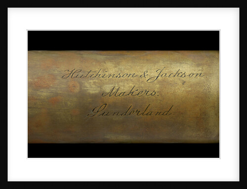Naval telescope - inscription by Hutchinson & Jackson