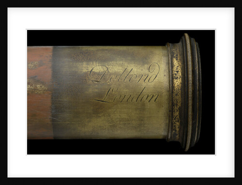 Portable telescope - inscription by Dollond