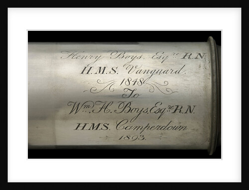 Night telescope - inscription by Dollond