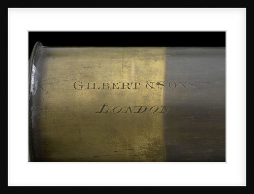 Lookout telescope - inscription by Gilbert & Sons
