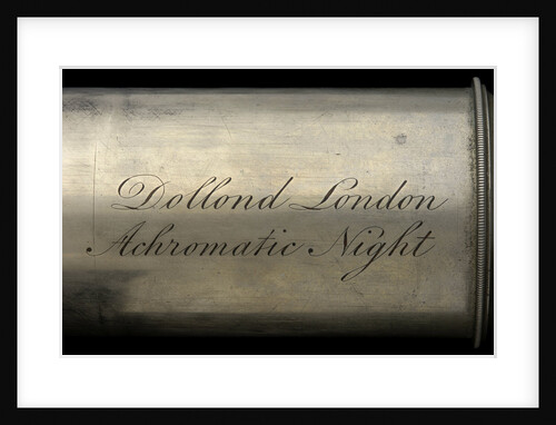 Night telescope - inscription by Dollond