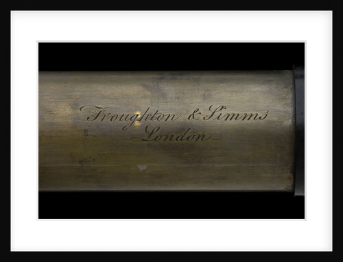 Naval telescope - inscription by Troughton & Simms