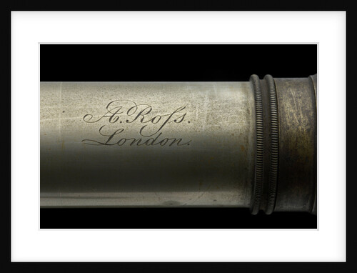Naval telescope - inscription by Andrew Ross