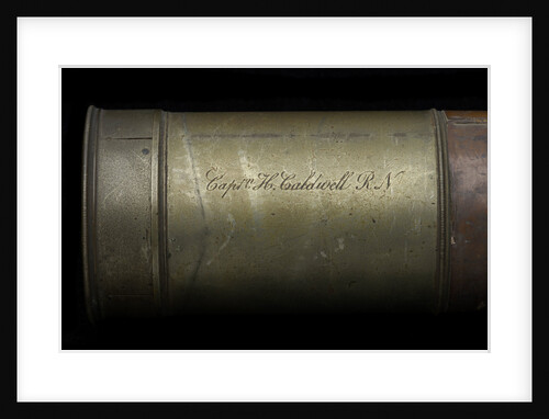Naval telescope - inscription by Andrew Ross