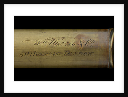 Walking stick telescope - inscription by William Harris & Co.