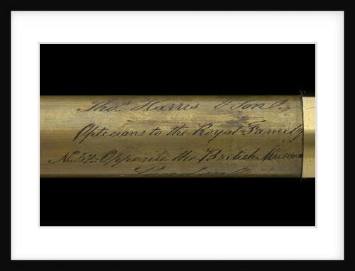 Walking stick telescope - inscription by Thomas Harris & Son