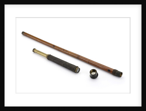 Walking stick telescope by unknown