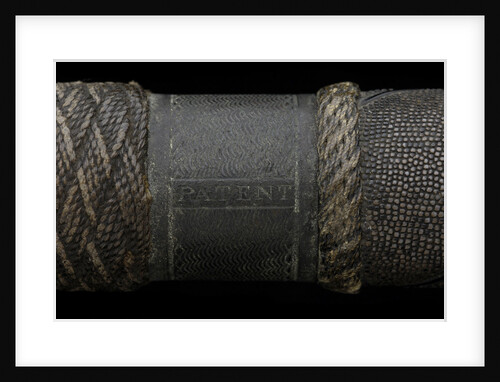 Walking stick telescope - inscription by unknown