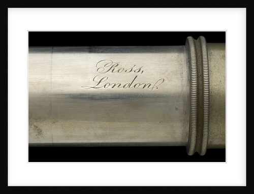Naval telescope - inscription by Ross