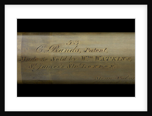 Rangefinder - inscription by William Watkins
