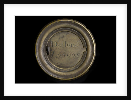 Polygonal telescope - inscription by Dollond