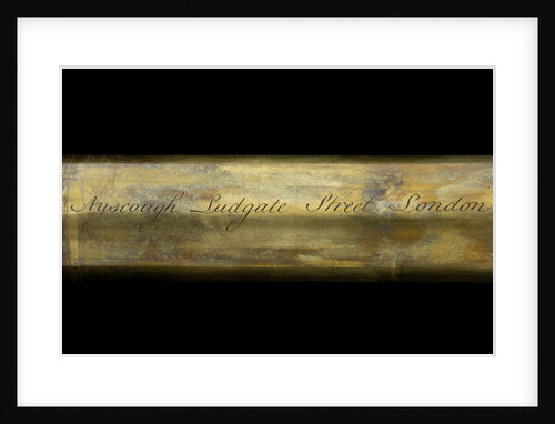 Polygonal telescope - inscription by James Ayscough