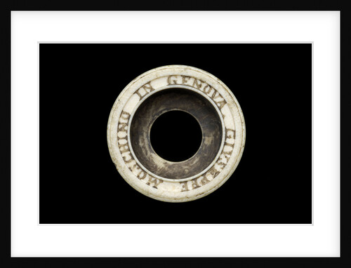 Non-achromatic polygonal telescope - inscription by Guiseppe Moschino