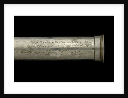 Naval telescope- draw tube inscription by Dollond