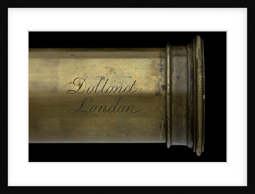 Polygonal telescope- draw tube inscription by Dollond