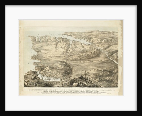 A Panoramic View of the Entrenched Position of the Allied Armies of England & France Before Sebastopol by unknown