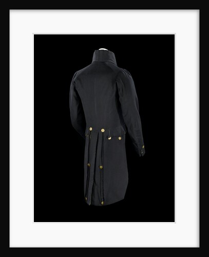 Surgeon Full dress coat, back  - Royal Naval uniform: pattern 1825-1832 by unknown