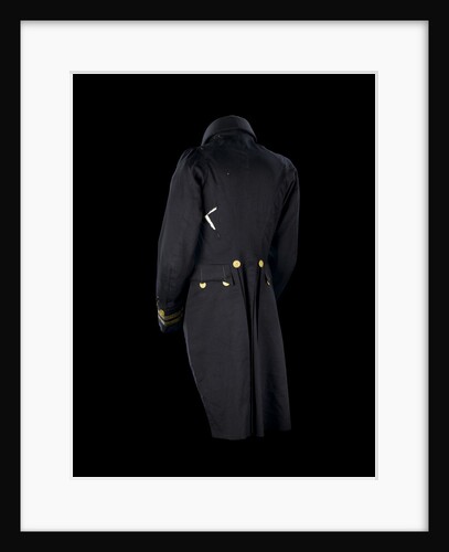 Undress coat - back, Royal Naval uniform: pattern 1825-1827 by R. Norton