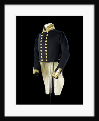 Full dress coat, Royal Naval uniform: pattern 1843 by Clancy