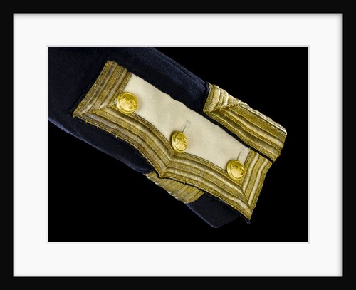 Full dress coat - cuff detail, Royal Naval uniform: pattern 1843 by Clancy