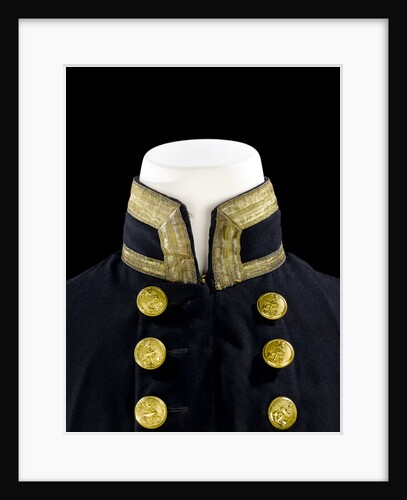 Full dress coat - collar, Indian Naval uniform: pattern 1828 by Jennens
