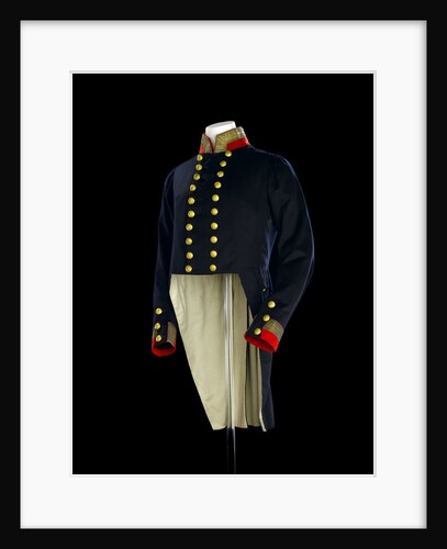 Full dress coat, Royal Naval uniform: pattern 1830-1843 by B. Boggett
