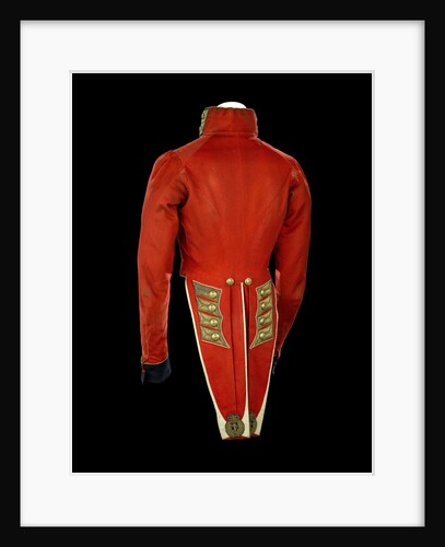 Coatee - back, Royal Marines uniform: pattern 1830 by unknown