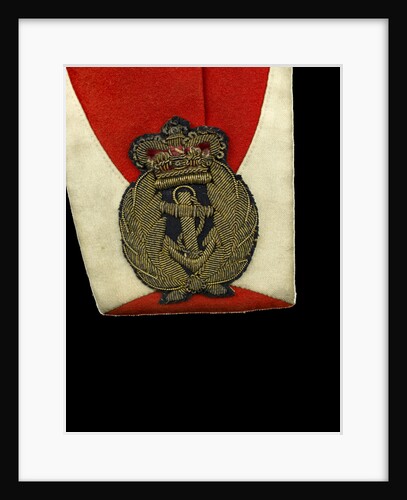 Coatee - tail badge, Royal Marines uniform: pattern 1830 by unknown
