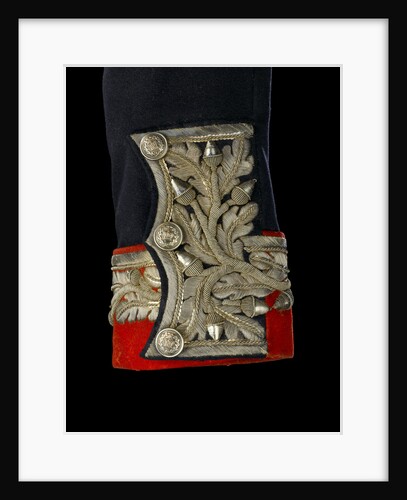 Full dress coat - cuff detail, Civil court dress: 1837 by Boggett & Co.