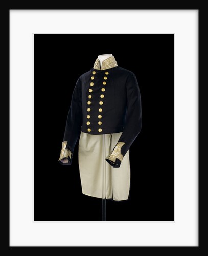 Full dress coat, Royal Naval uniform: pattern 1843 by Boggett & Reynolds