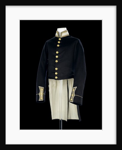 Full dress coat, Royal Naval uniform: pattern 1856 by unknown