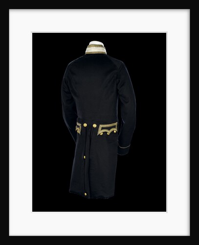 Full dress coat - back, Royal Naval uniform: pattern 1856 by unknown