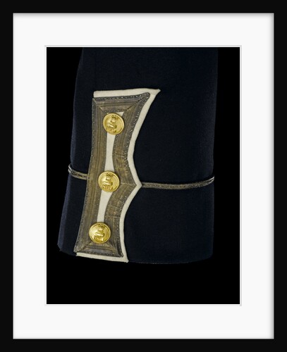 Full dress coat - cuff detail, Royal Naval uniform: pattern 1856 by unknown