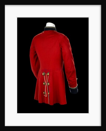 Tunic - back, Royal Marines Light Infantry uniform: pattern 1856-1863 by J. & C. Linney