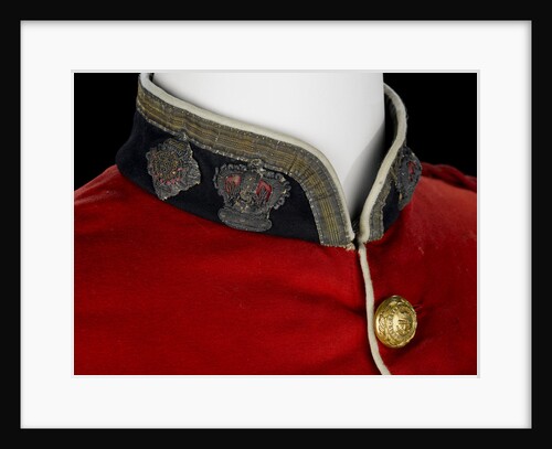 Tunic - collar detail, Royal Marines Light Infantry uniform: pattern 1856-1863 by J. & C. Linney