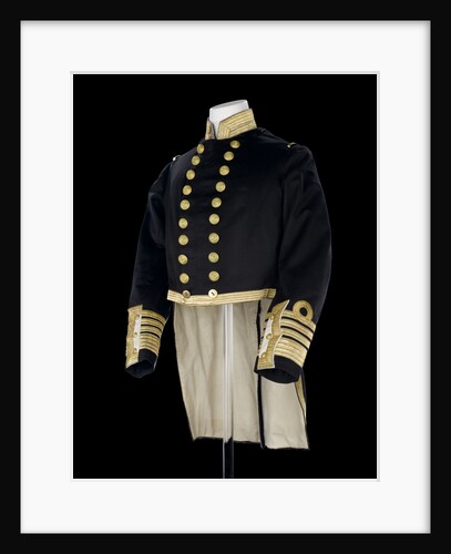 Full dress coat, Royal Naval uniform: pattern 1856 by Jennens
