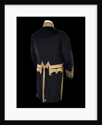 Full dress coat - back, Royal Naval uniform: pattern 1856 by Jennens