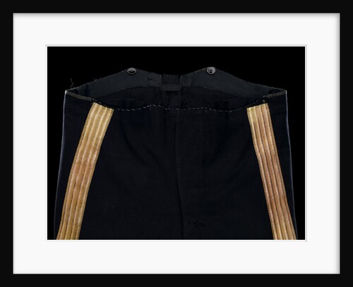 Full dress trousers, Royal Naval uniform: pattern 1856 by Landon & Co.