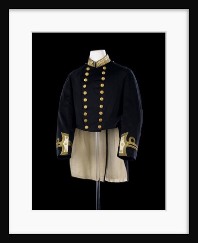 Full dress coat, Royal Naval uniform: possibly pattern 1856-1891 by Gillott & Hasell
