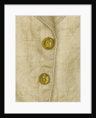 Waistcoat - button detail, Honourable East India Company uniform: pattern 1830 by unknown